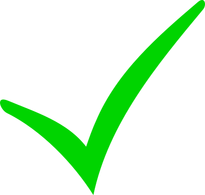 Green Checkmark and Red Minus clipart