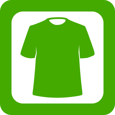 Green Clothing Icon clipart
