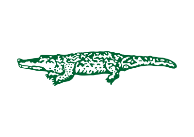 Green Crocodile clipart
