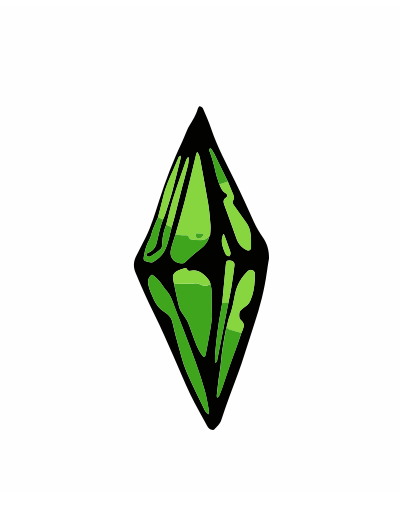 Green diamond clipart