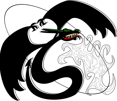 Green Dragon clipart