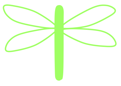 Green Dragonfly clipart