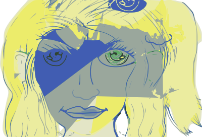 Green Eyed Girl clipart