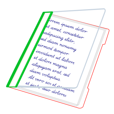 Green file folder clipart