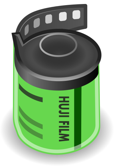 Green Film Roll clipart