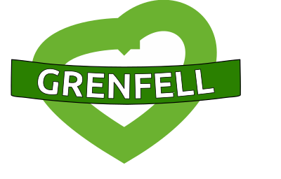 green for Grenfell heart logo clipart