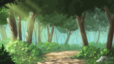 Green Forest Illustration clipart