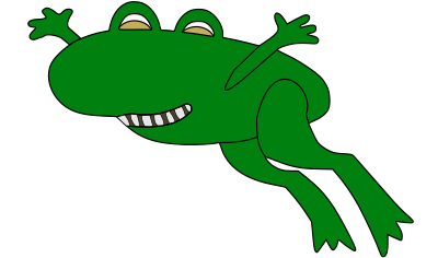 Green Frog clipart