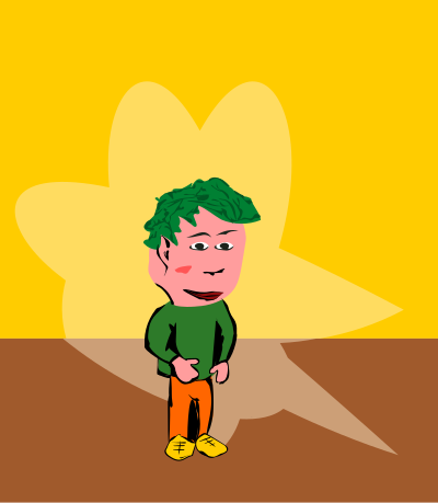 Green hairdress clipart