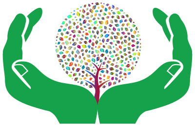 Green Hands clipart