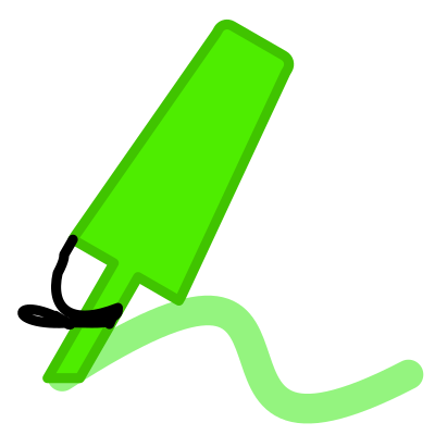 Green Highlighter clipart