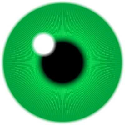 Green iris clipart