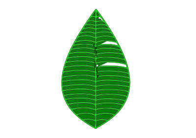 Green leaf clipart