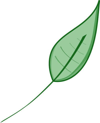 Green leaf clipart
