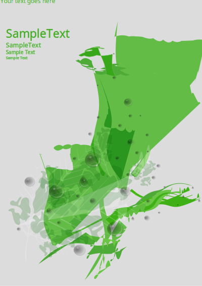 Green Leafs clipart