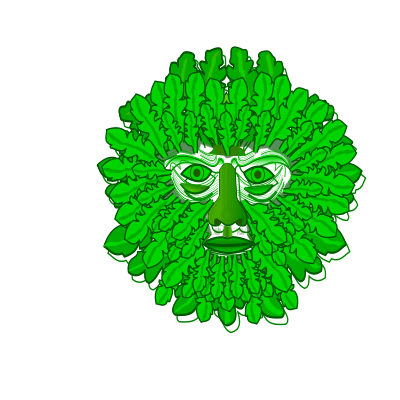 Green Man clipart