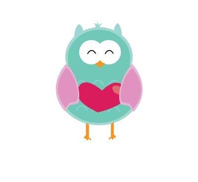 Green Owl clipart