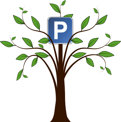 Green Parking clipart