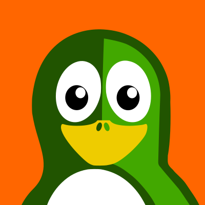 Green Penguin clipart