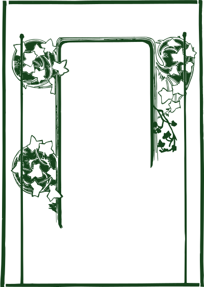 Green Plant Frame clipart