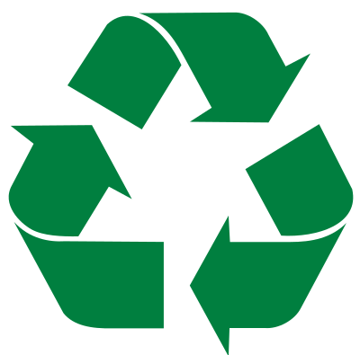 Green recycling clipart