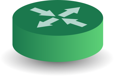 Green-router clipart