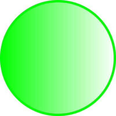 Green sphere clipart
