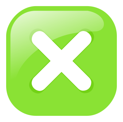 Green square submit icon clipart