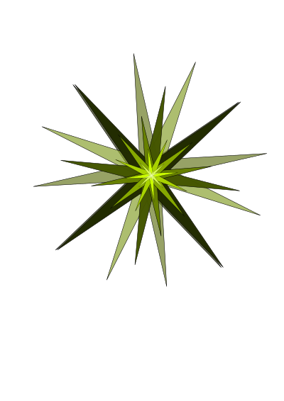 Green Star clipart