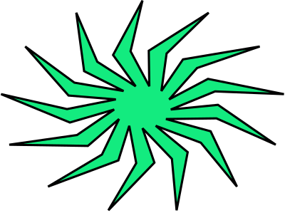Green Star clipart