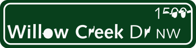 Green Street Sign clipart