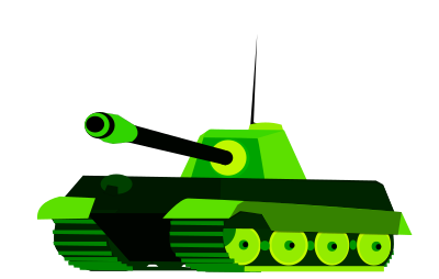 Green Tank clipart