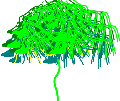 Green tree clipart
