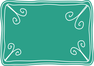 Green voucher template A4 clipart