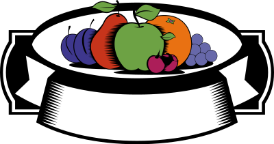 Greengrocery emblem clipart