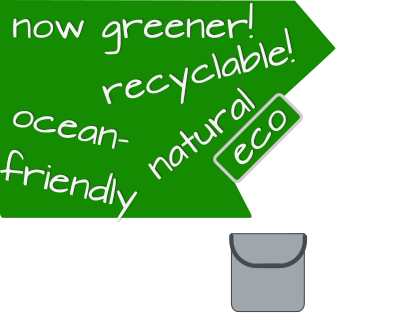 Greenwashing eco-friendly advertising claims clipart