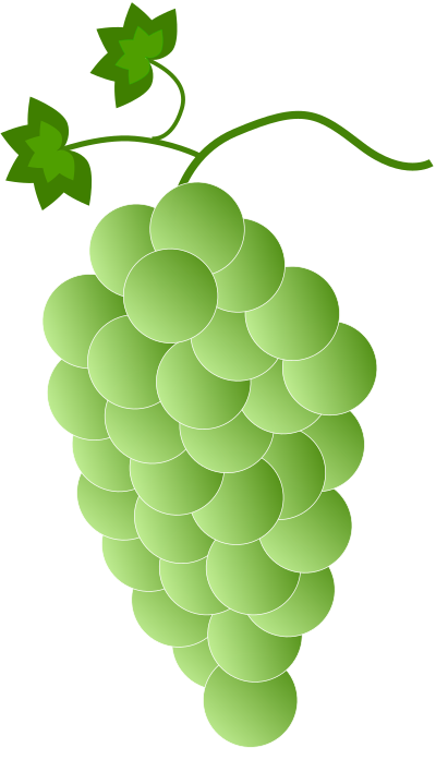 Green\white Grapes clipart