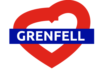 Grenfell heart underground tube clipart