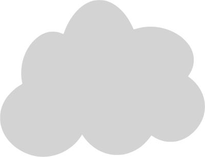 Grey Cloud icon clipart