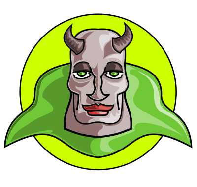 Grey Devil clipart