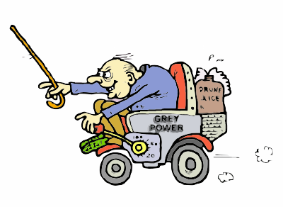 Grey Power clipart