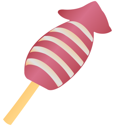 Grilled Squid on a Stick clipart