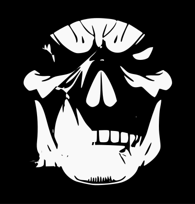Grim reaper face clipart