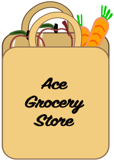 Grocery Shopping Bag clipart