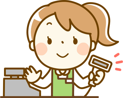 Grocery Store Clerk (#2) clipart