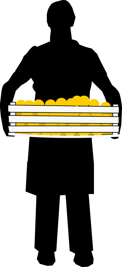 Grocery Worker clipart