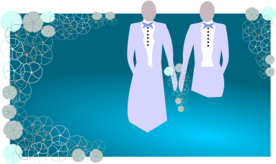 Groom and Groom clipart