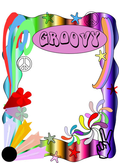 Groovy Border clipart