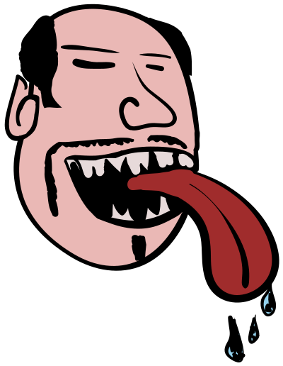 Grotesque Head - Colour Remix clipart
