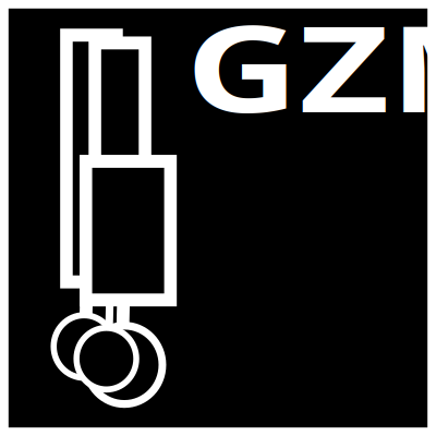 Ground-Zero-Modell Icon BW clipart